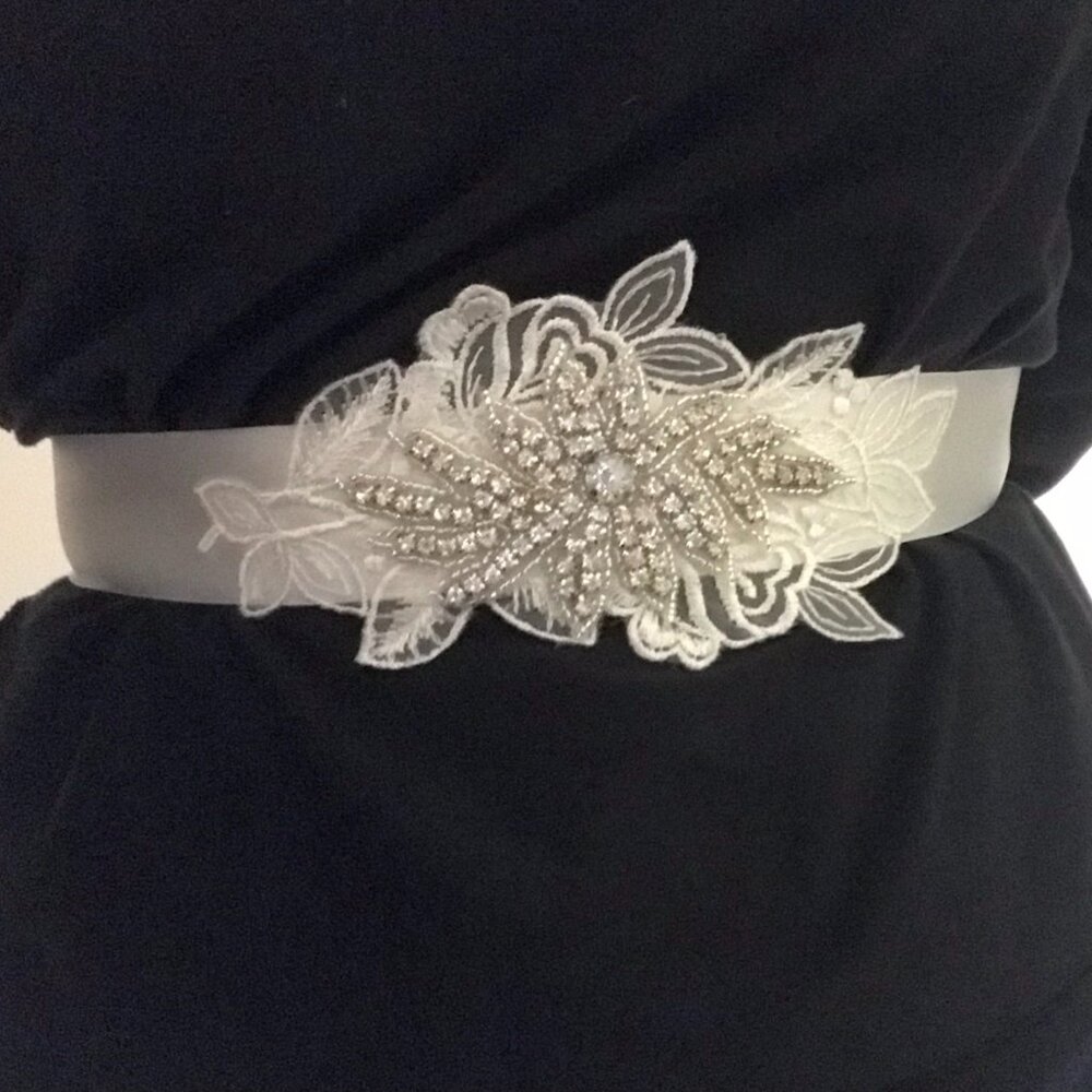 Handmade Bridal Sash__ New